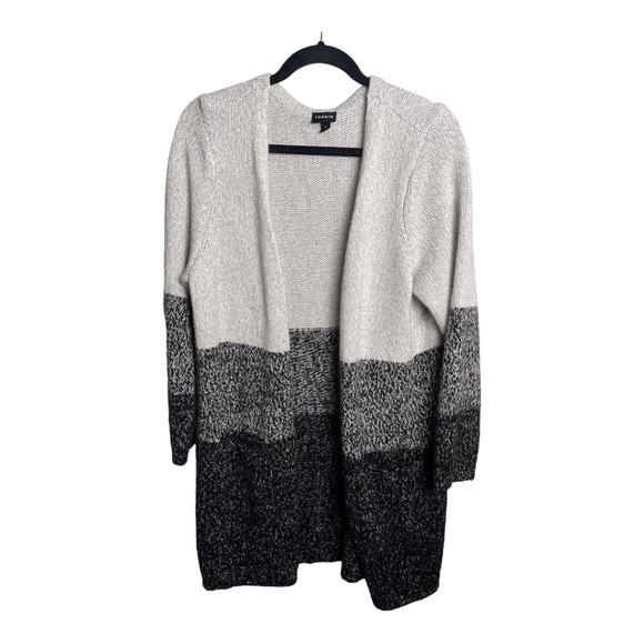 Torrid Colorblock Knit Open Front Cardigan Size 2XL but fits like 1X or 0 - Picture 3 of 11